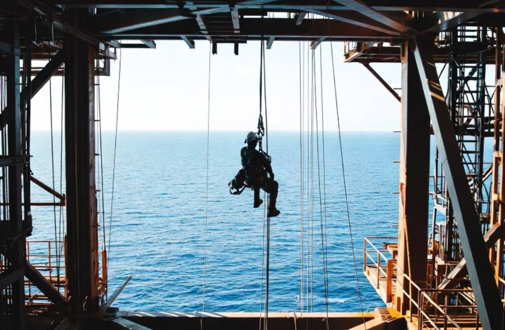 Breaking into offshore rope access work Offshore Rope Access