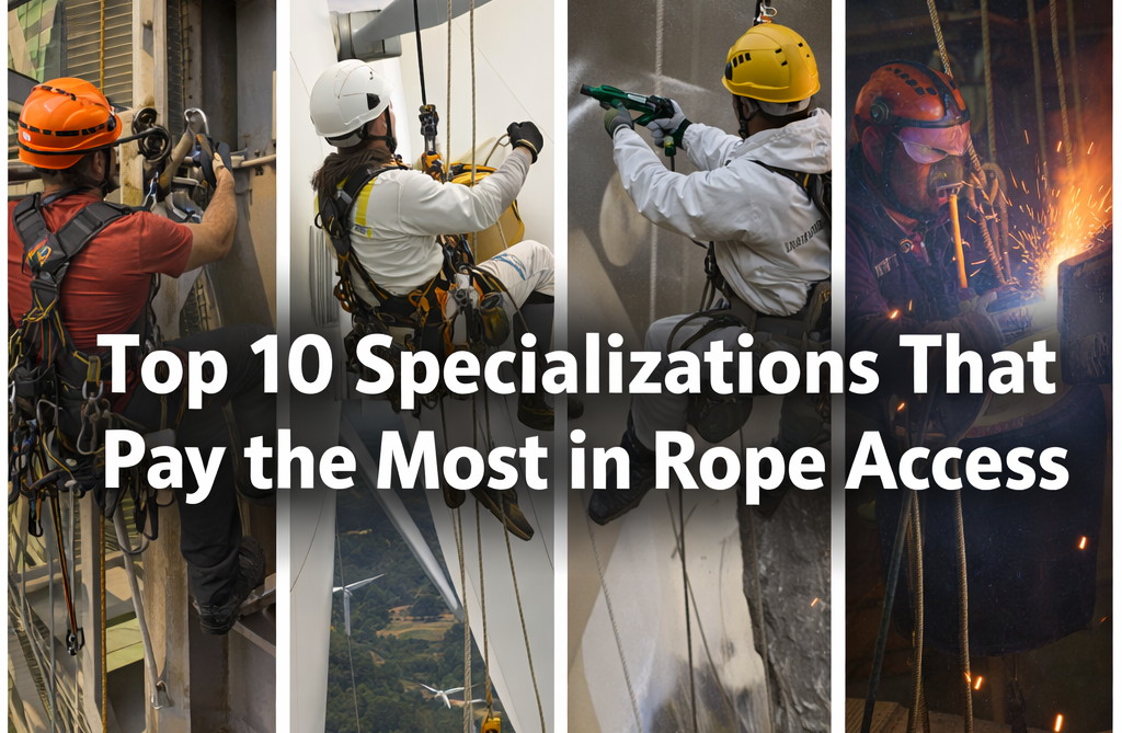 Top 10 Rope Access Specializations That Pay the Most